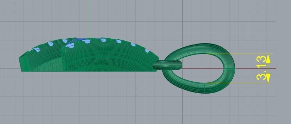 Pendant Model 2704 3D print model_7