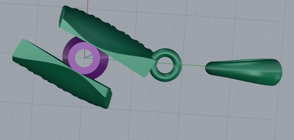 Pendant Model 2704 3D print model_4