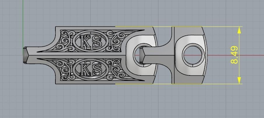 Flail Model 2698 3D print model_8