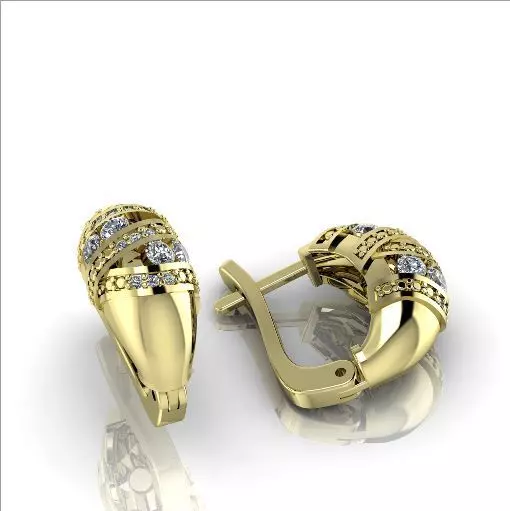 Earrings Model 2692 3D print model