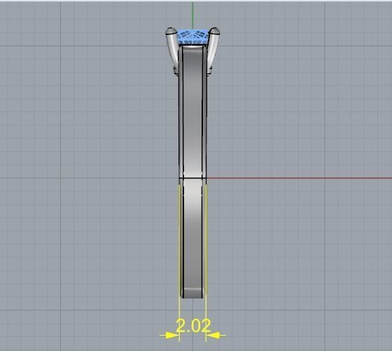 Soliter ring Model 2690 3D print model_7