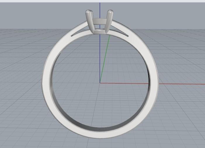 Soliter ring Model 2690 3D print model_3