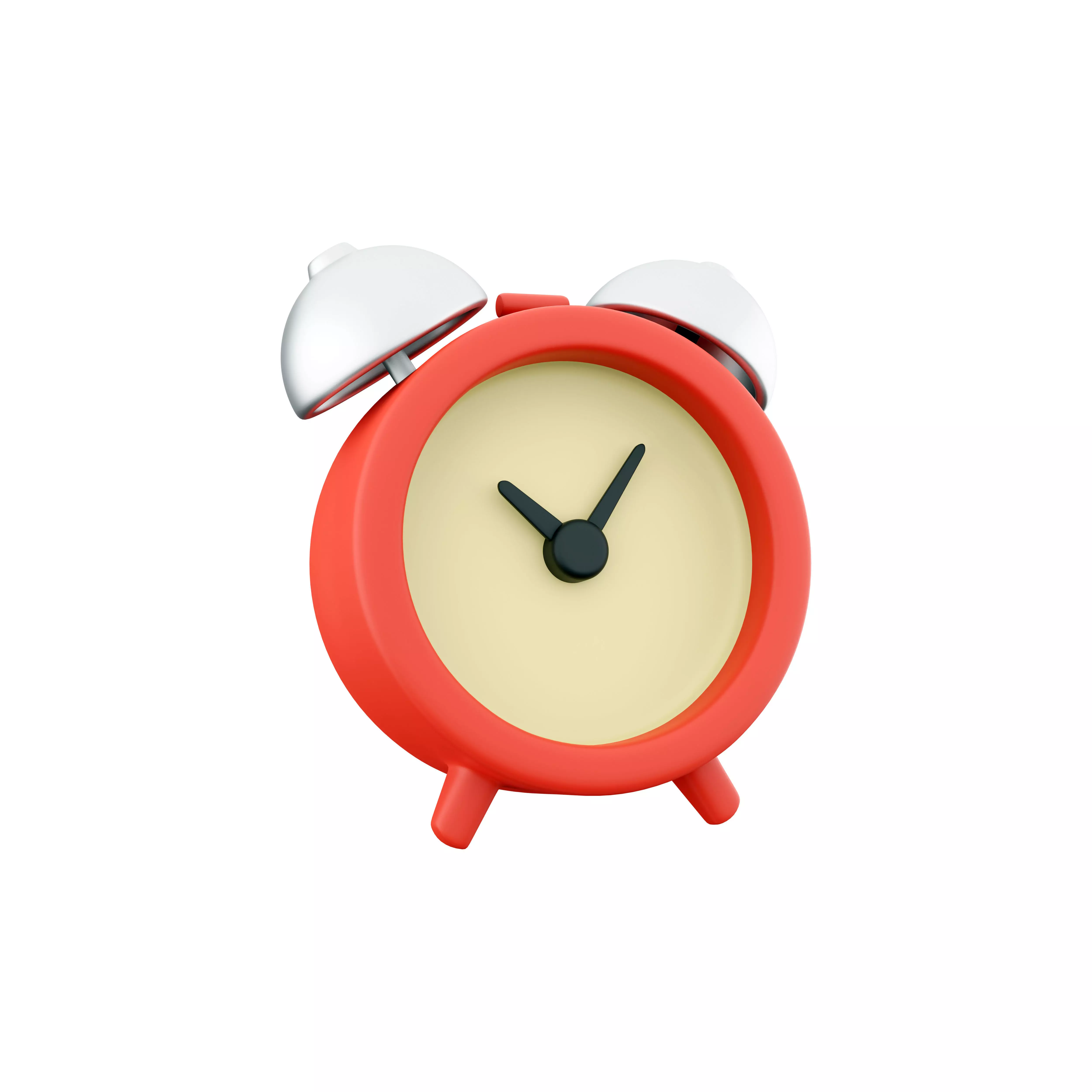 3d  vintage clock cartoon 3D model_0