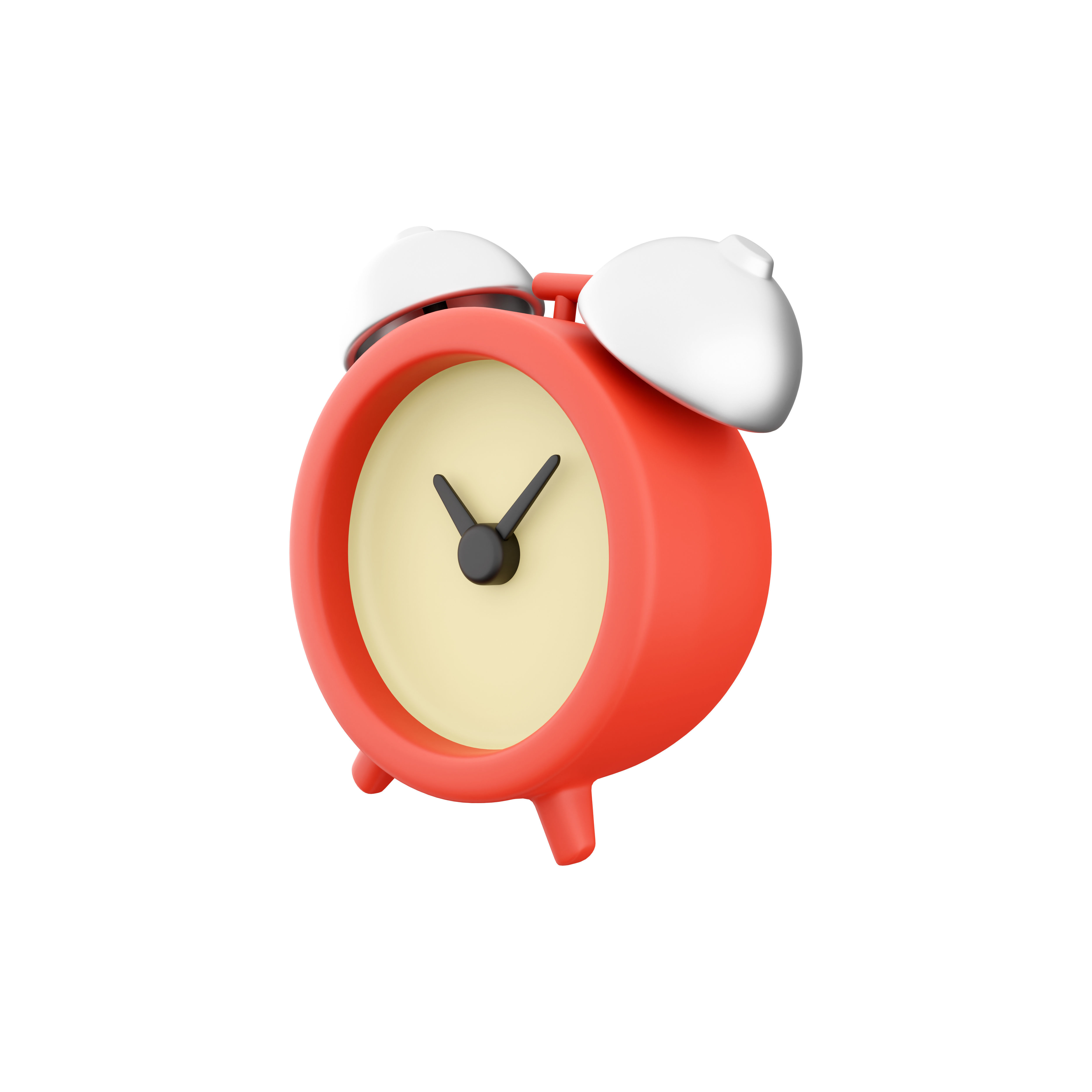 3d  vintage clock cartoon 3D model_3