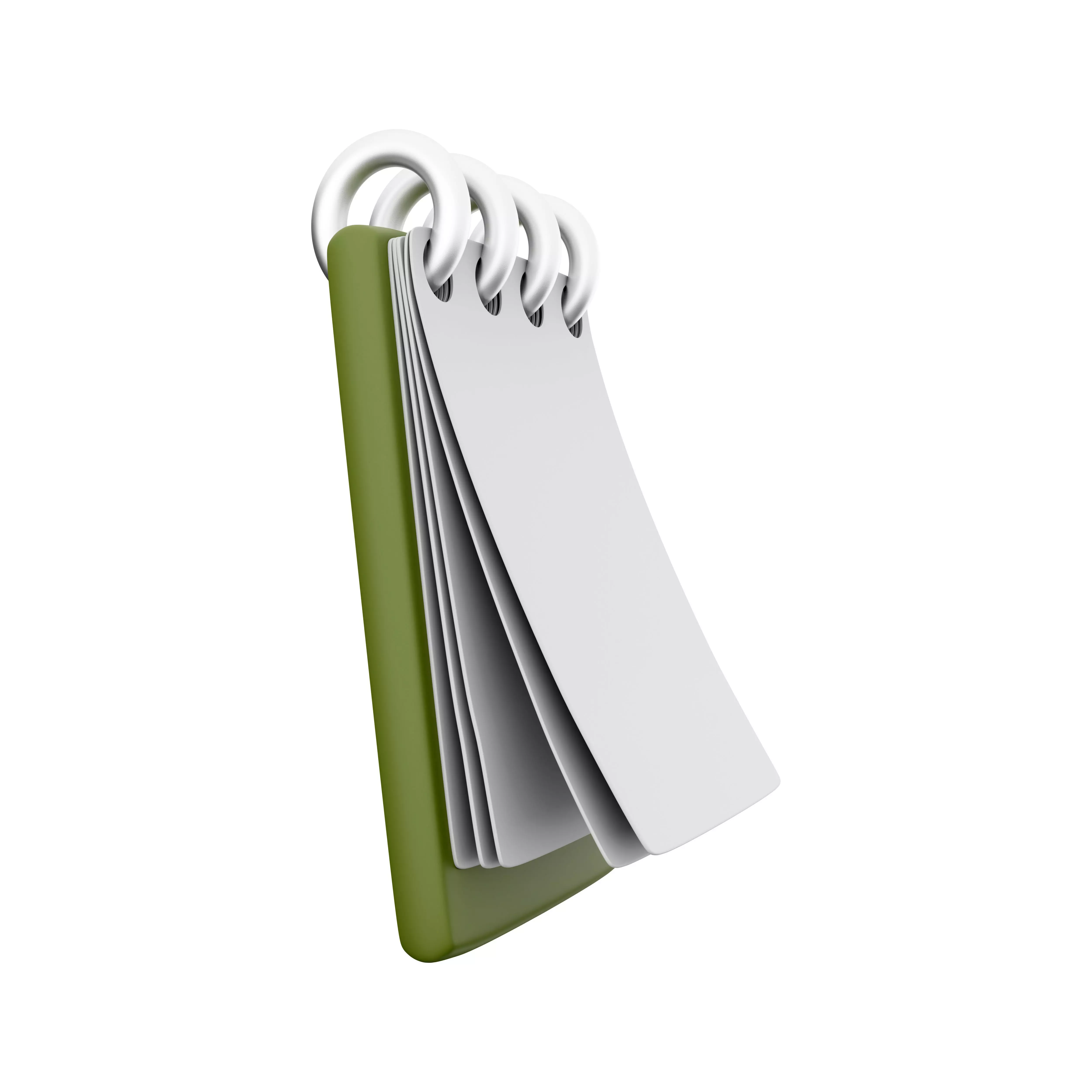 3d notebook cartoon 3D model