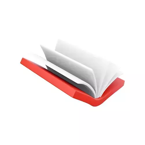 3d  open book cartoon 3D model