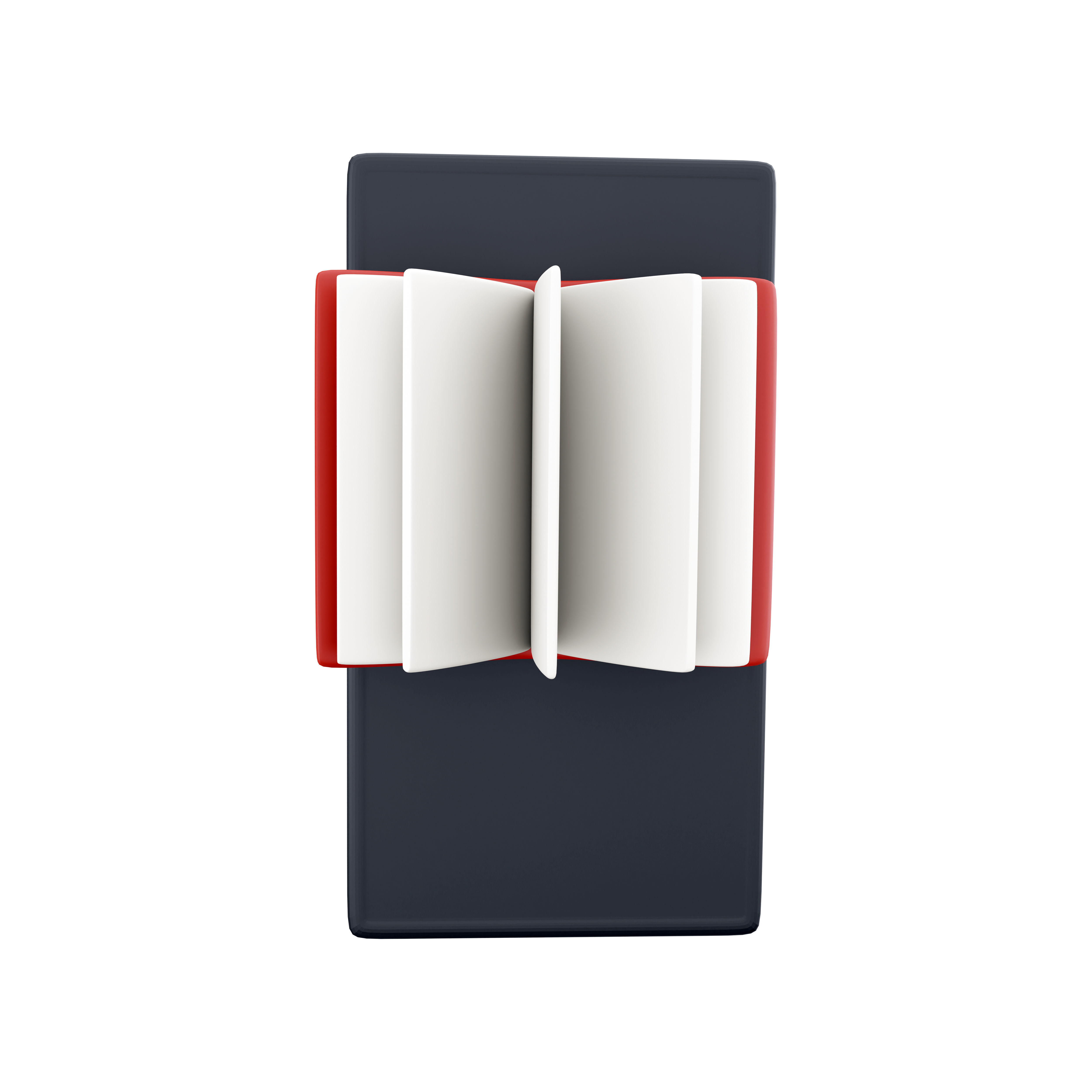 3d education book cartton 3D model_4