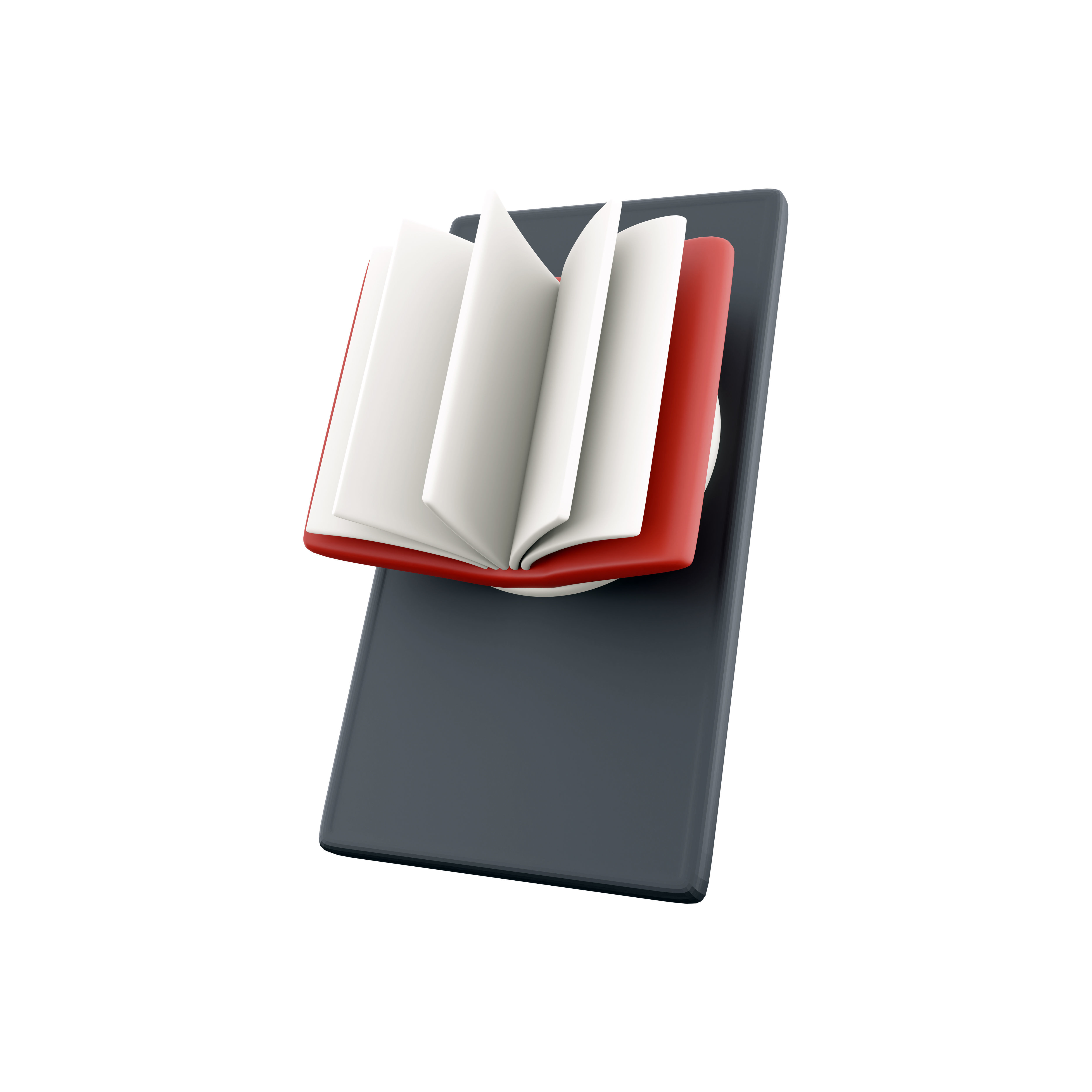 3d education book cartton 3D model_1