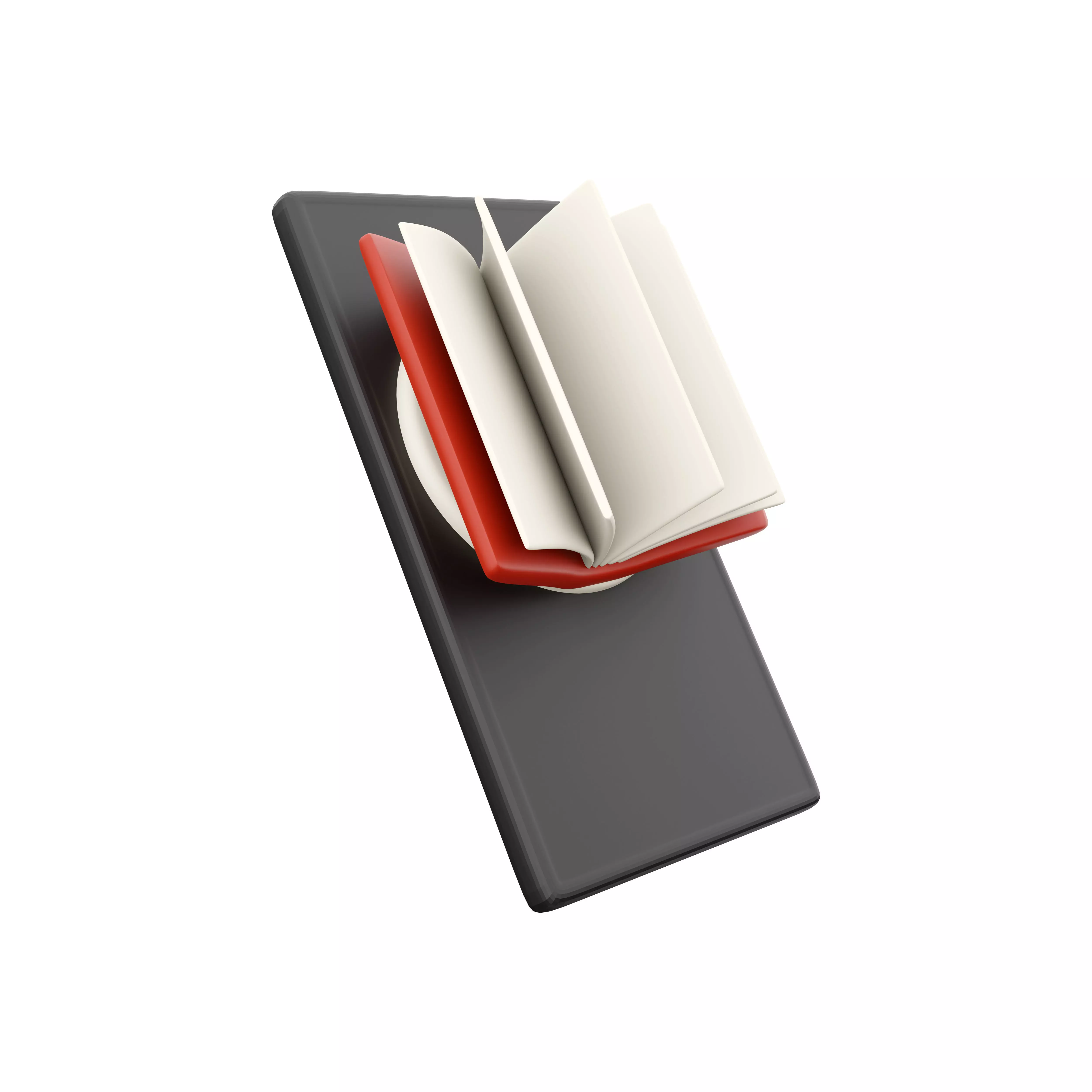 3d education book cartton 3D model_0