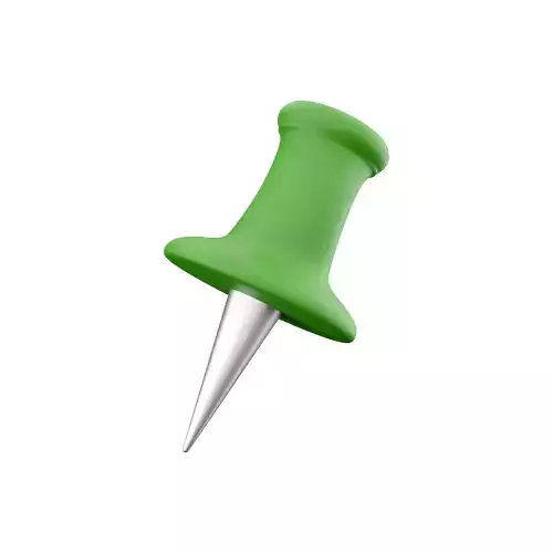 3d  pushpin cartoon