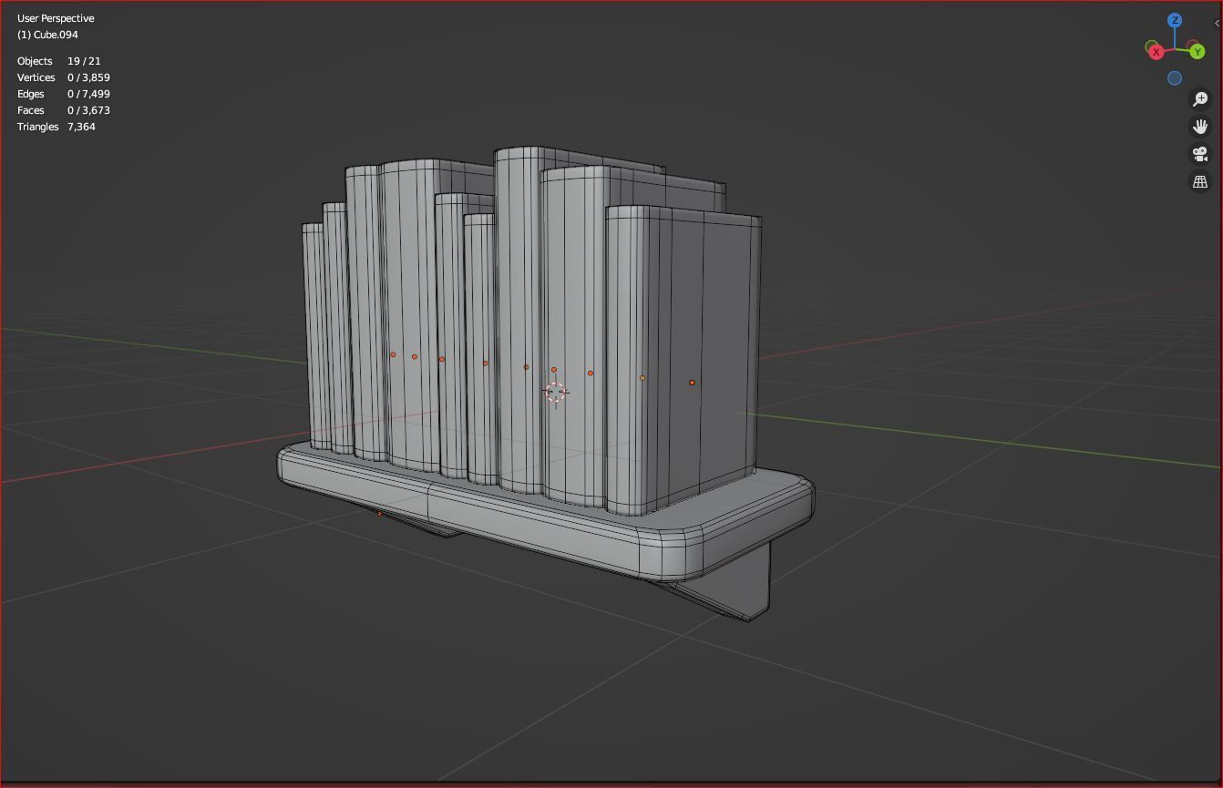 3d books  cartoon 3D model_5