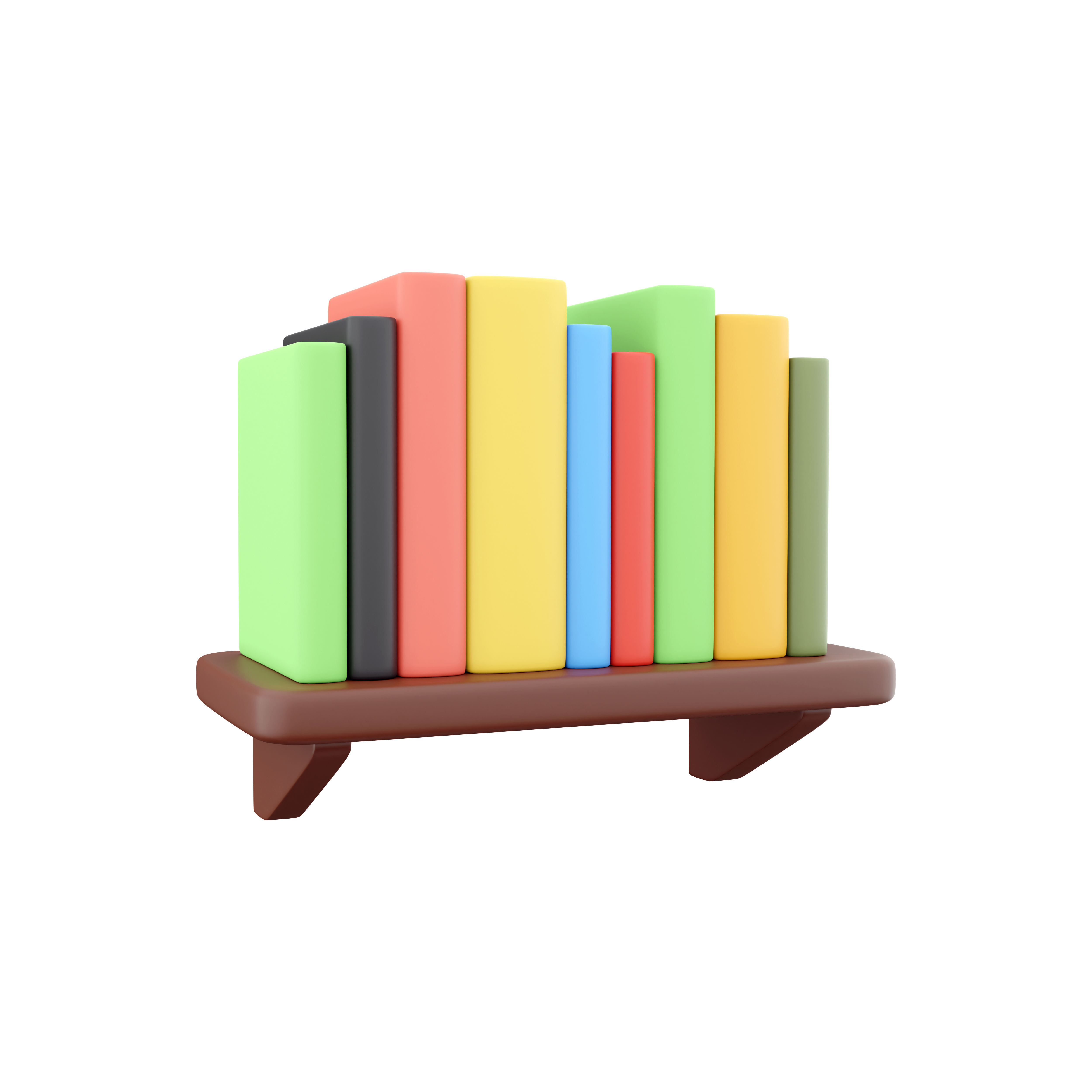 3d books  cartoon 3D model_4