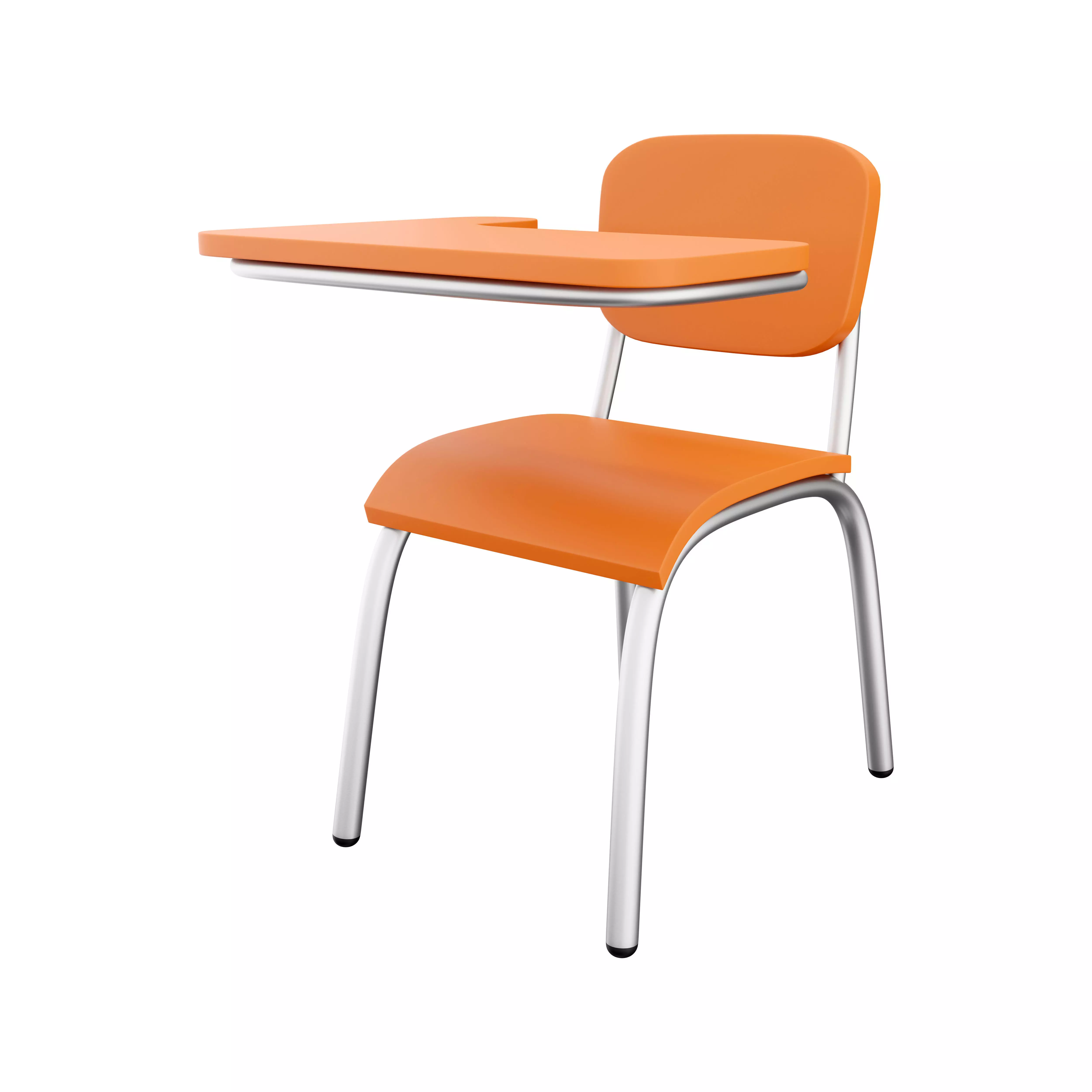 3d school desk cartoon 3D model