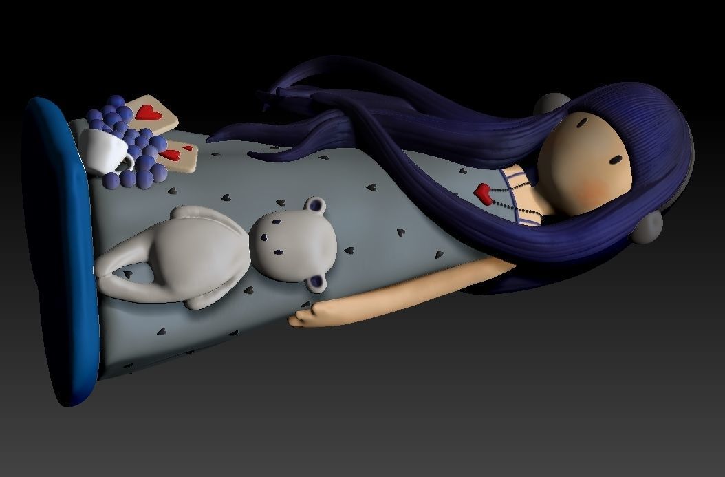 Dear Alice Santoro Gorjuss  3D print model_13