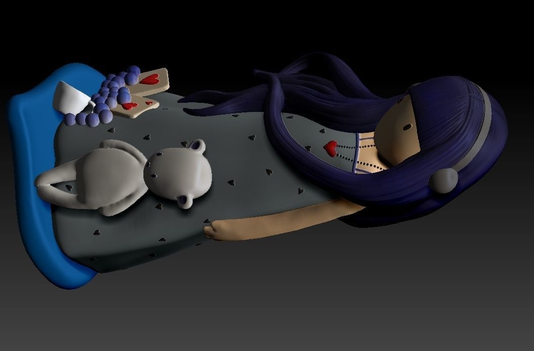 Dear Alice Santoro Gorjuss  3D print model_5