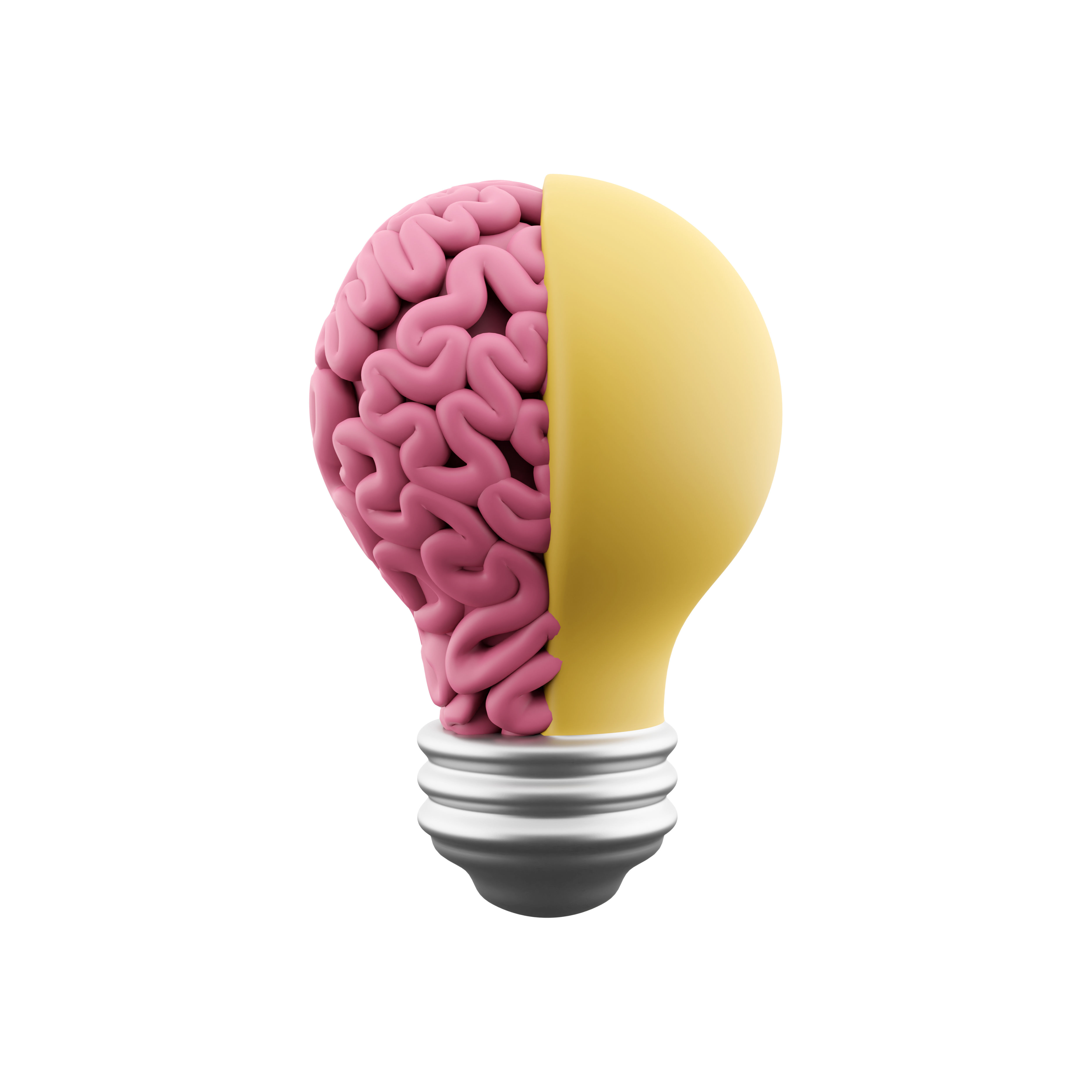 3d light bulb cartoon 3D model_1
