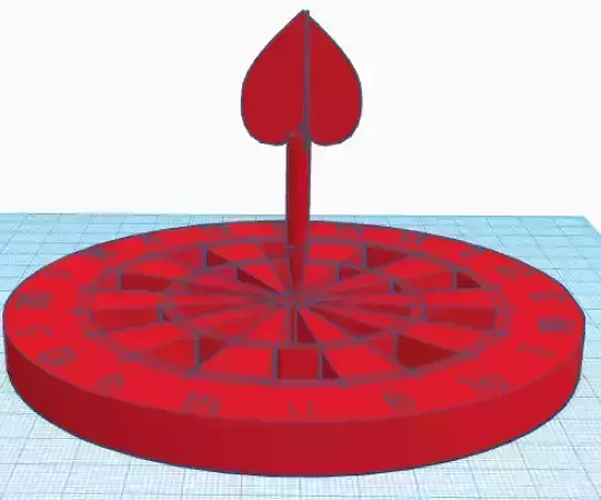 Dartboard With Bullseye