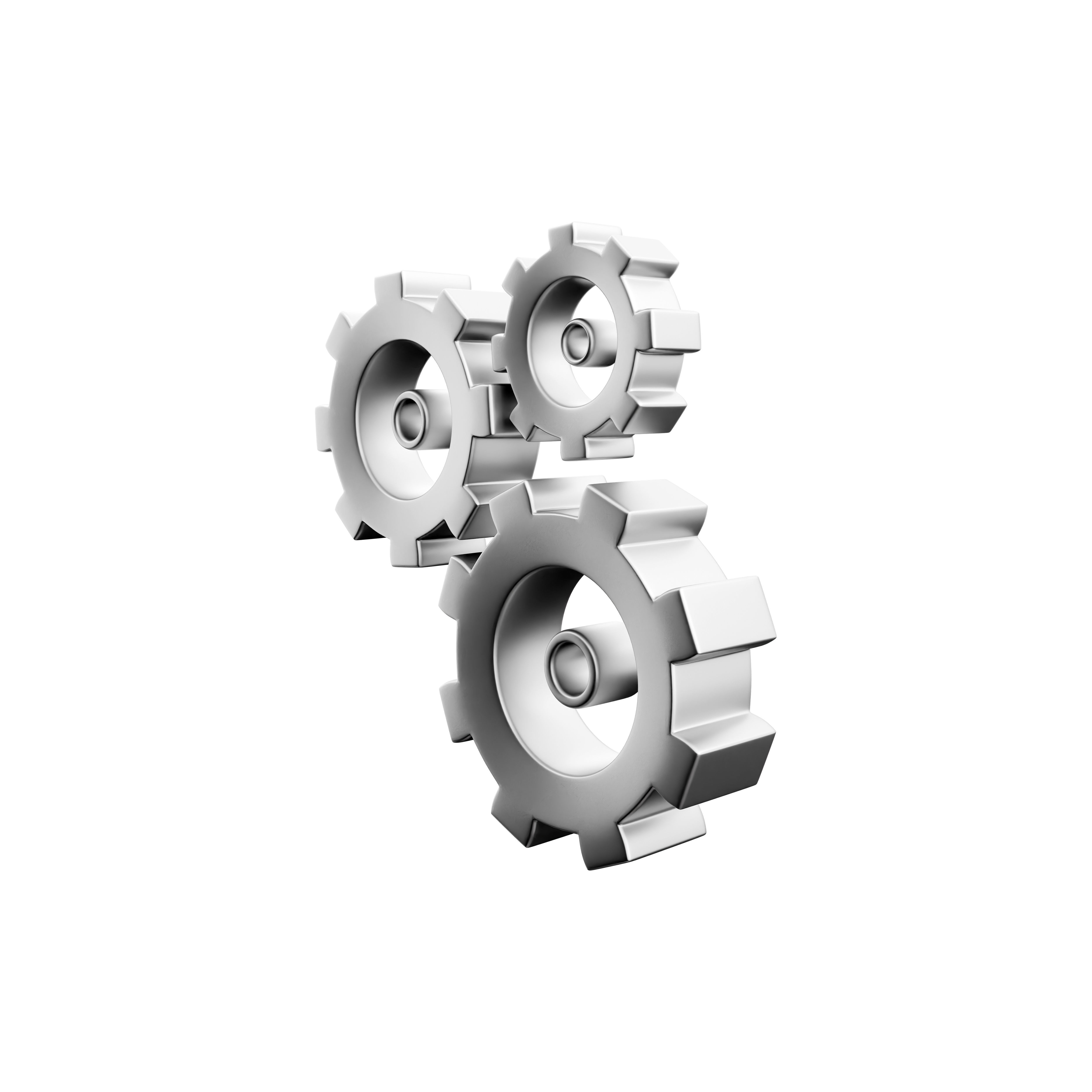 3d model set gear cartoon 3D model_3