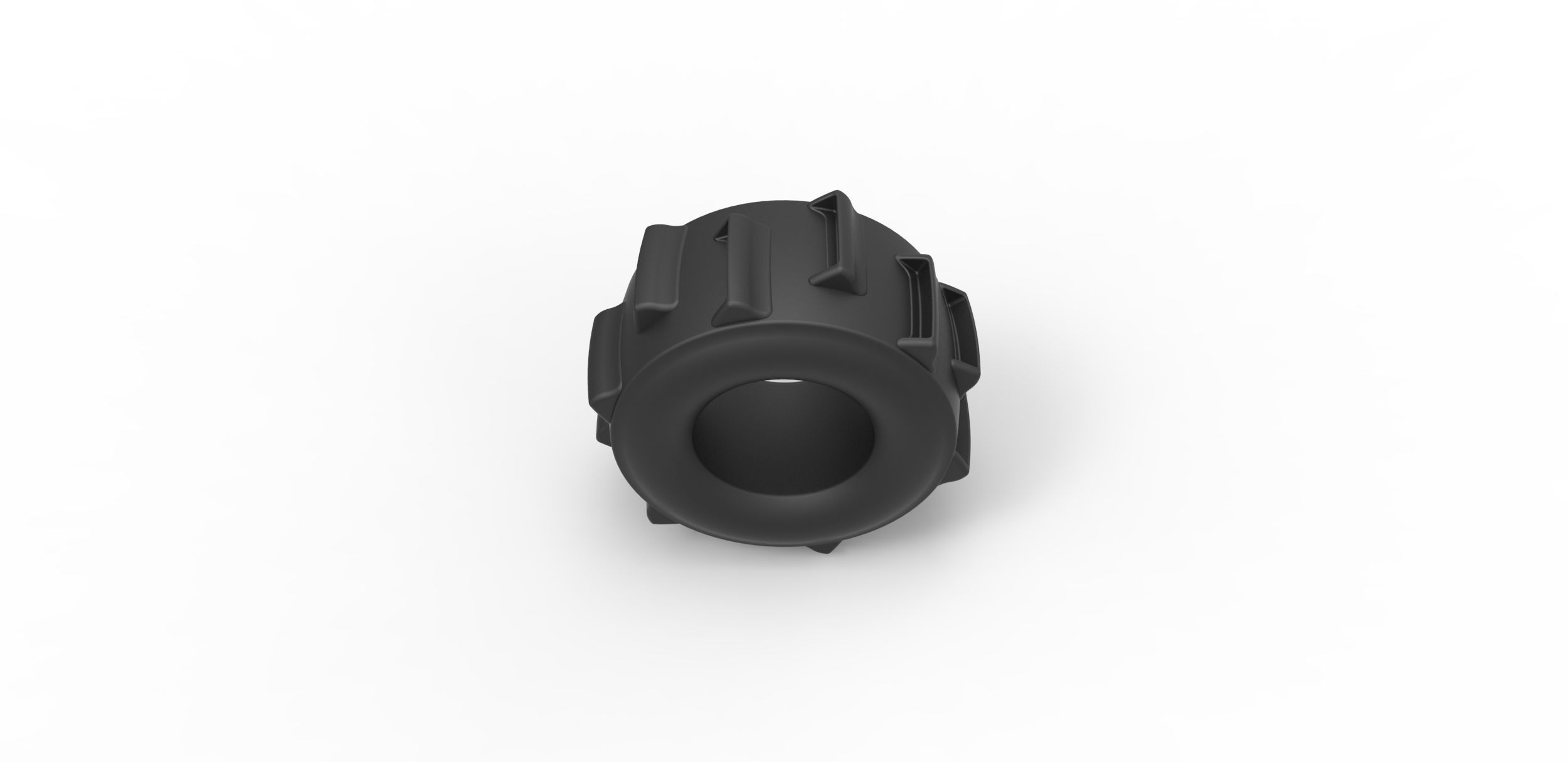 Dirt dragster rear tire 4 Scale 1 to 25 3D print model_5