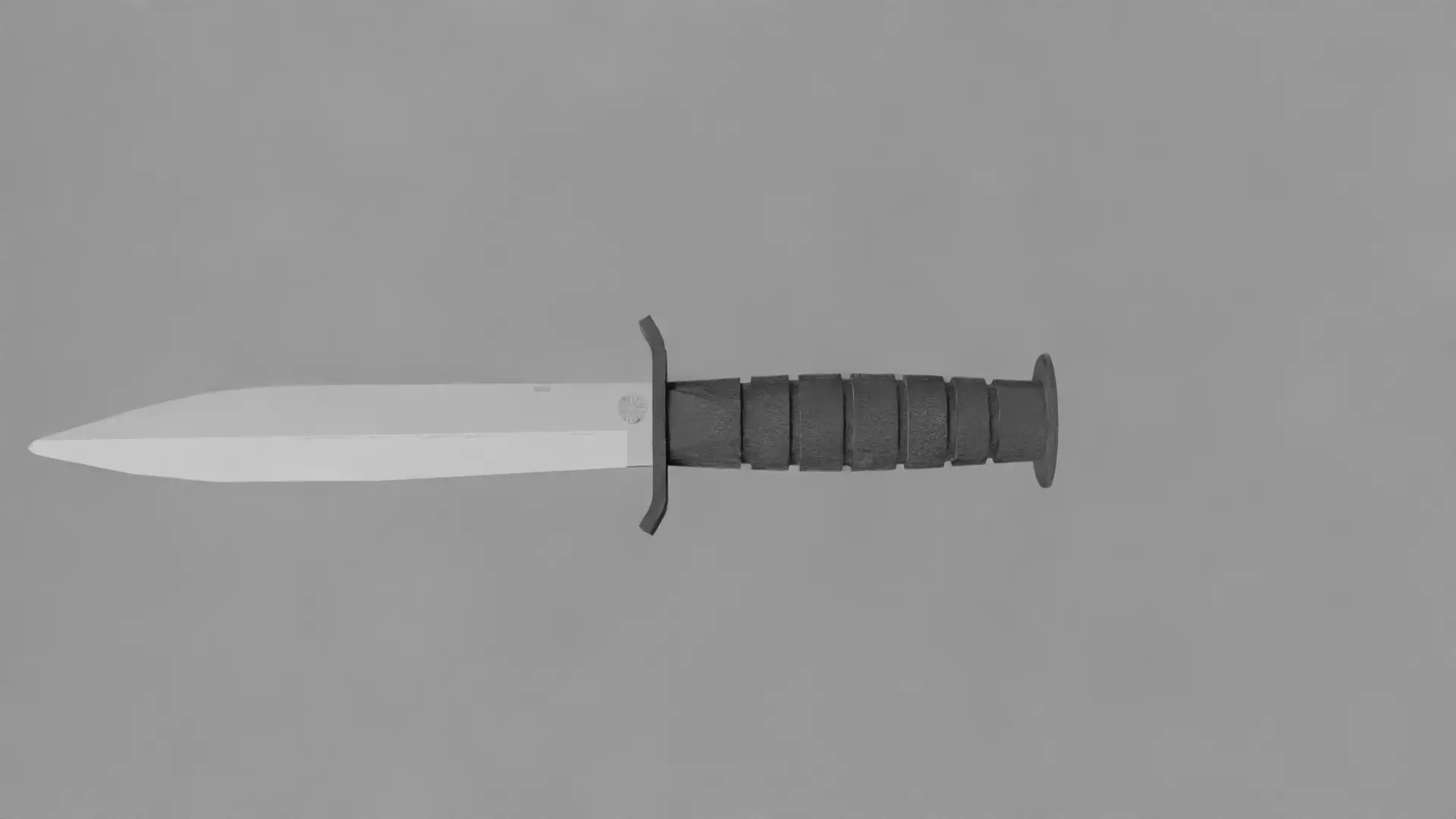combat knife Free low-poly 3D model