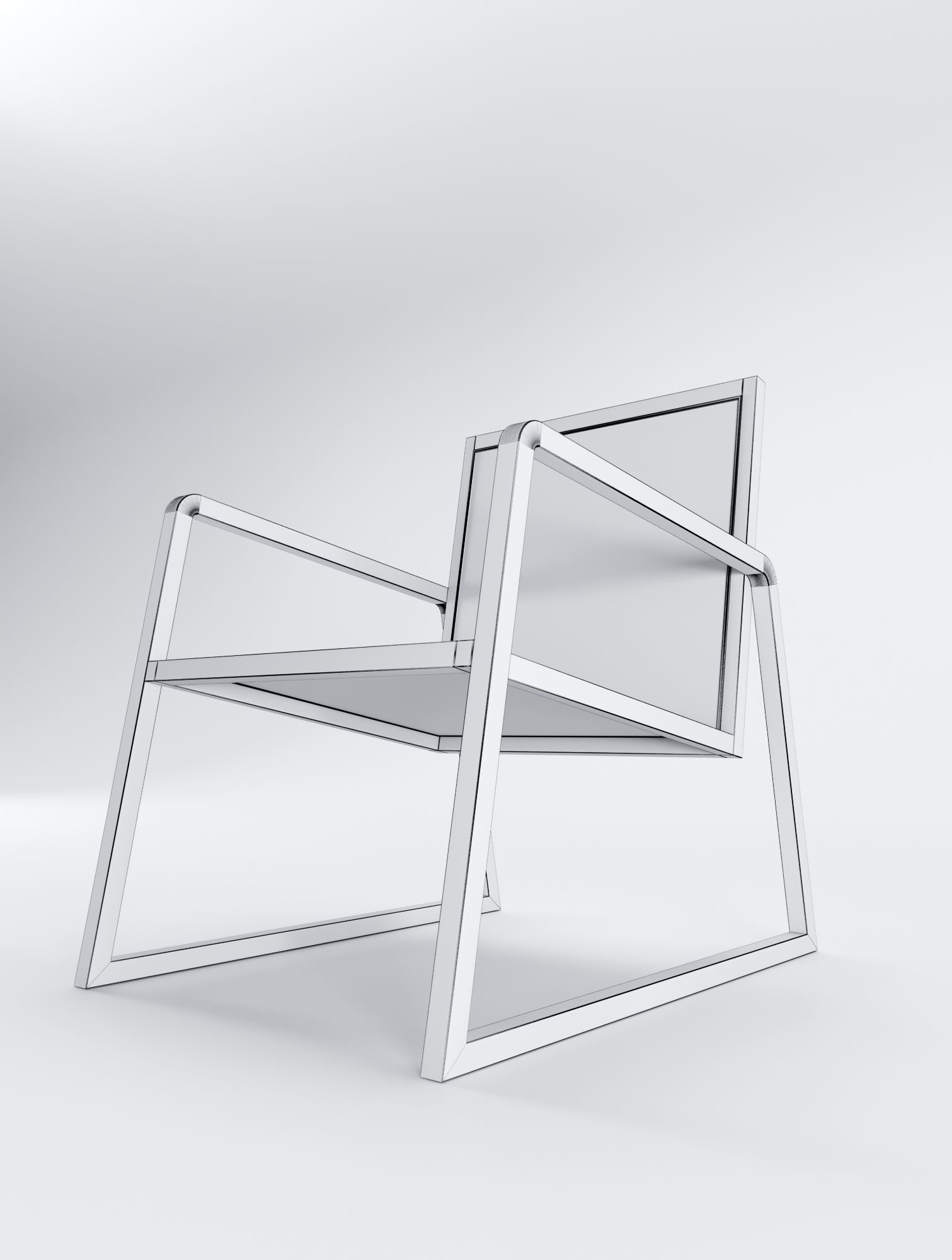 Rattan Chair 3D model_8