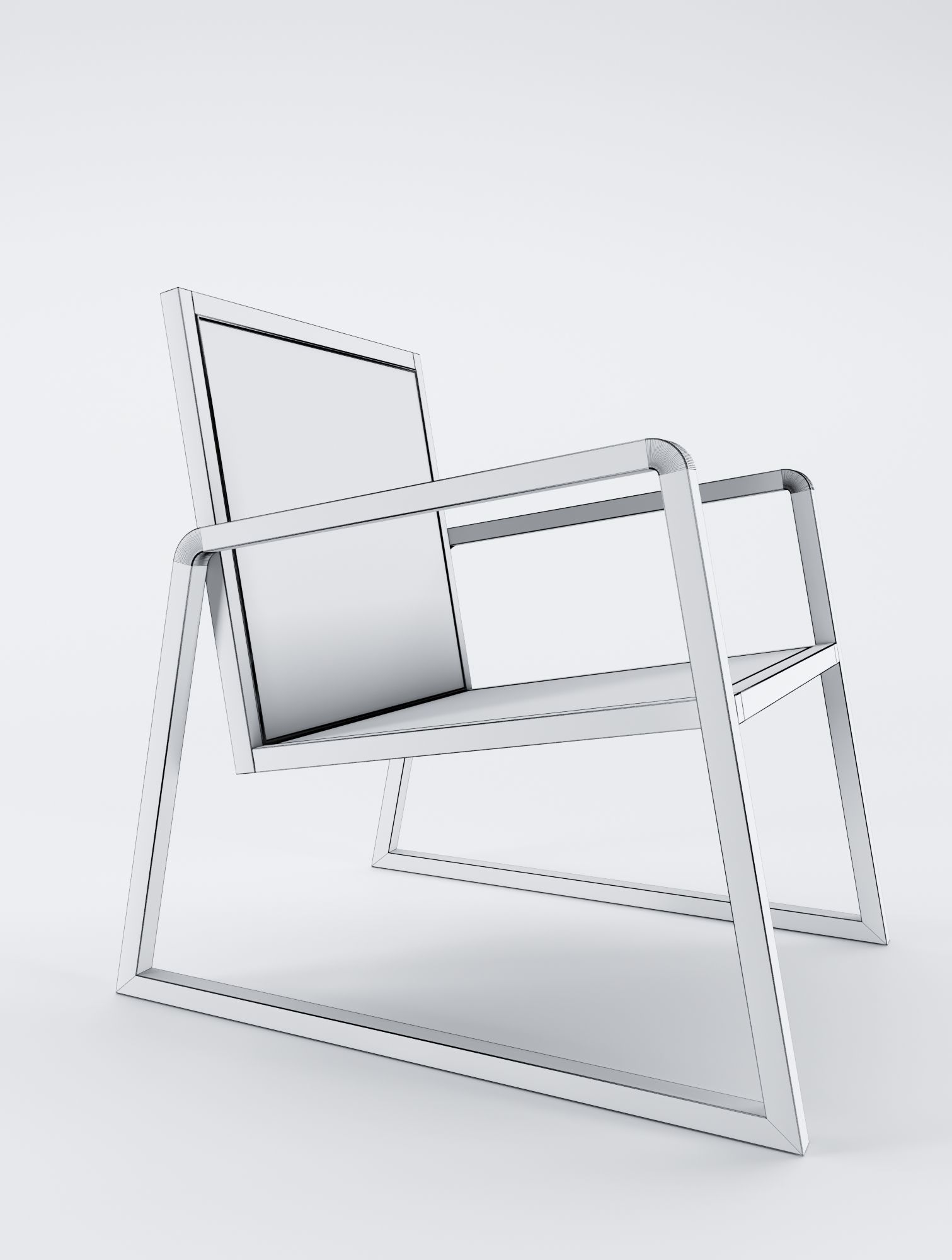 Rattan Chair 3D model_11