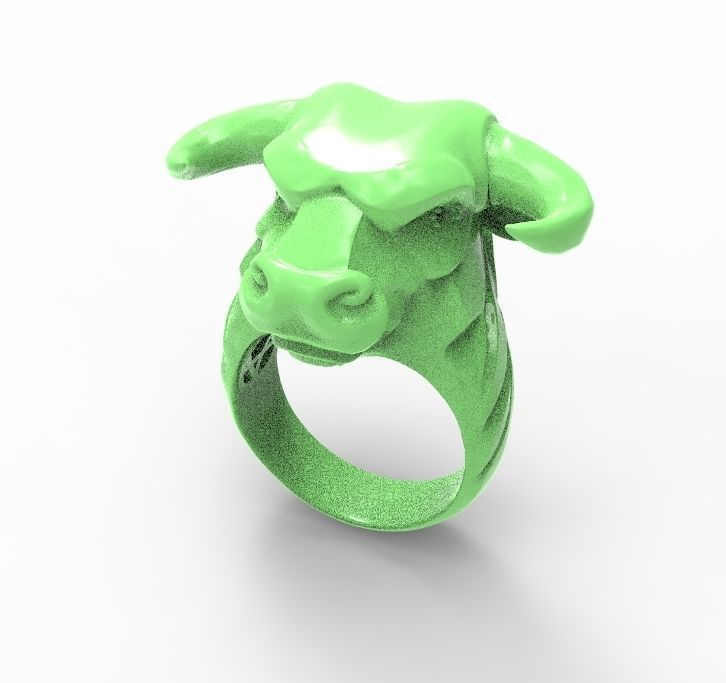 bull ring 3D print model_4