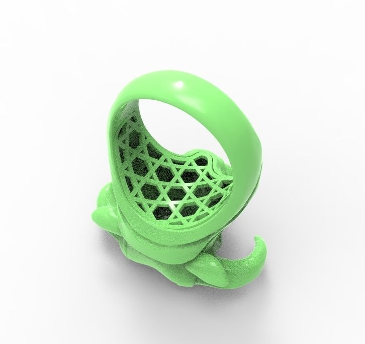 bull ring 3D print model_7