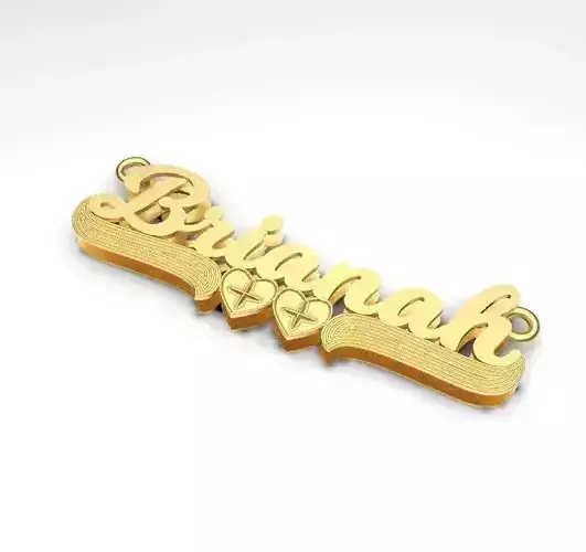 Brianah name plate