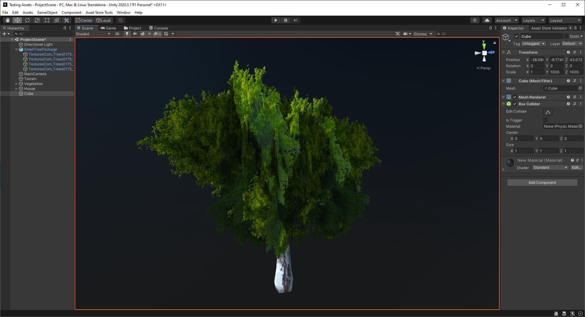 Small Tree Package Free low-poly 3D model_7