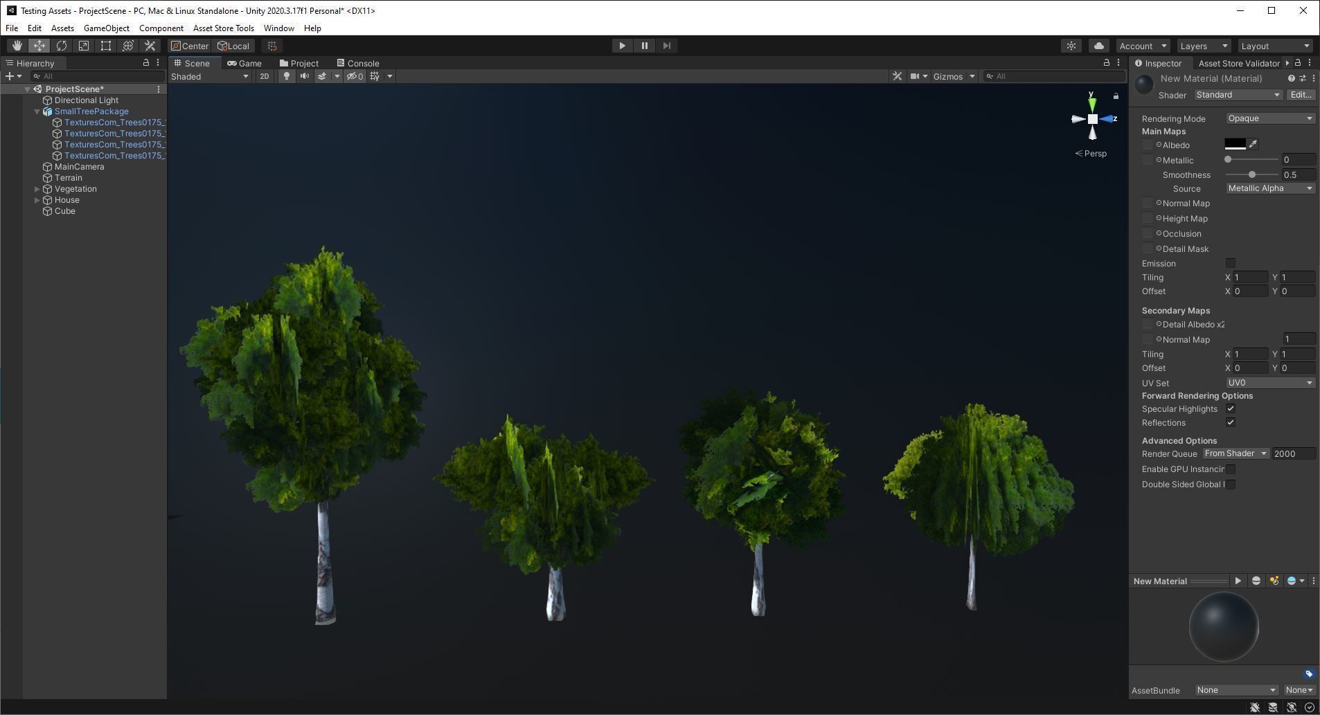 Small Tree Package Free low-poly 3D model_2