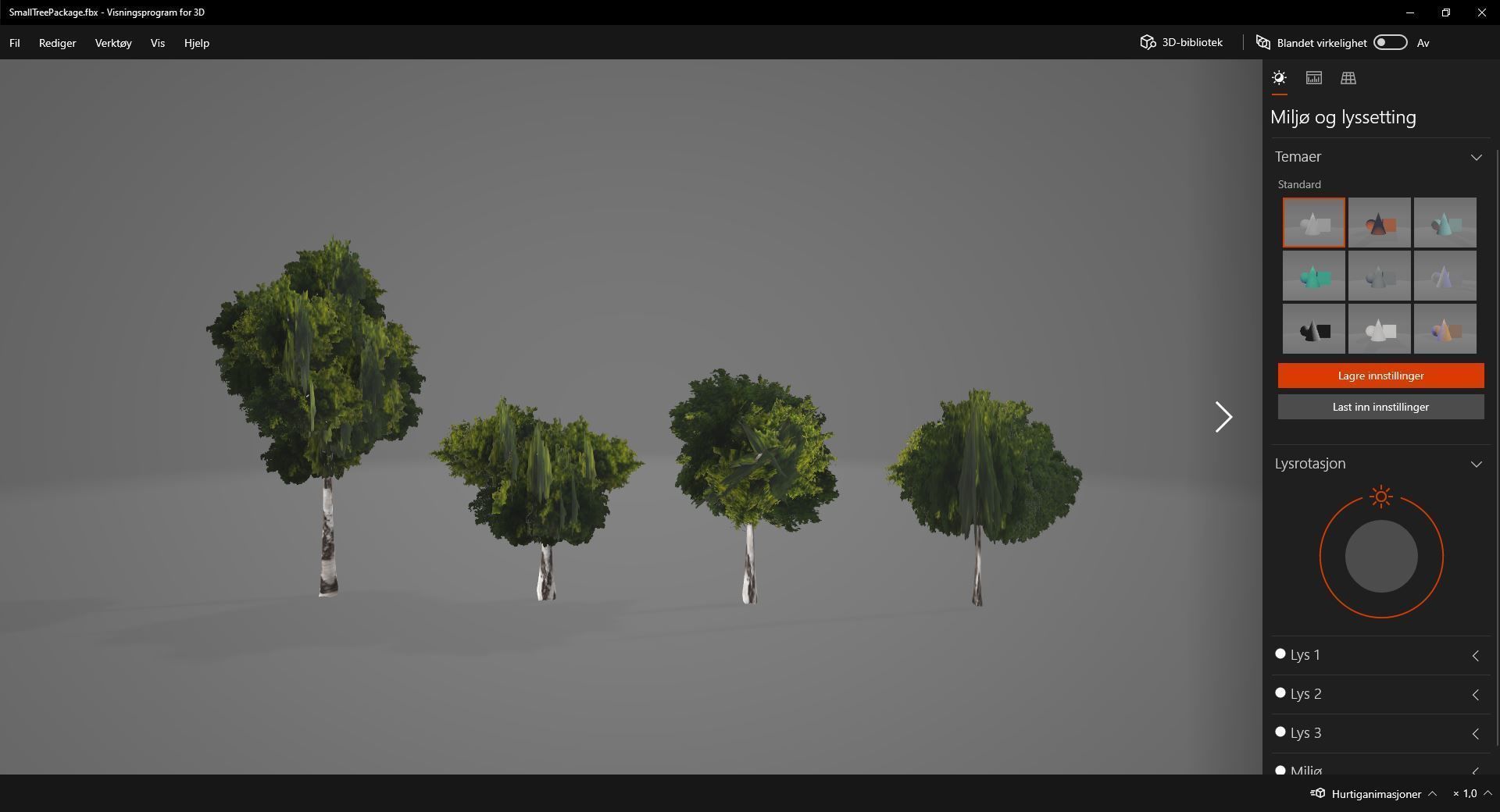 Small Tree Package Free low-poly 3D model_3