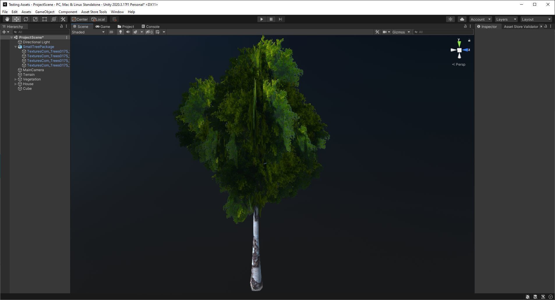 Small Tree Package Free low-poly 3D model_9