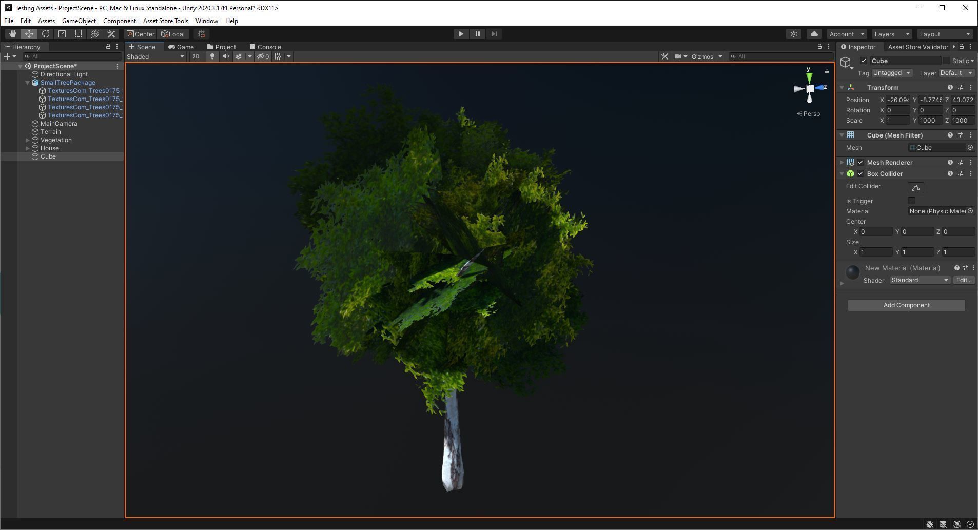 Small Tree Package Free low-poly 3D model_11