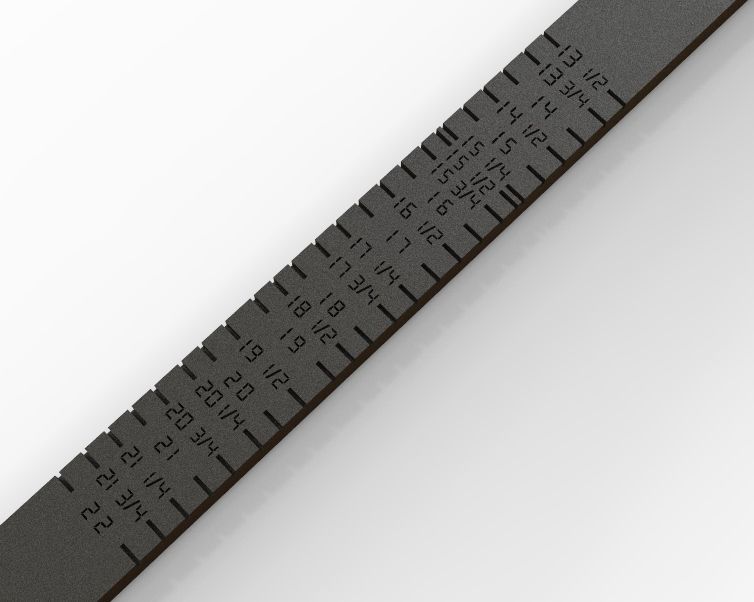 German Finger Ring Sizer 3D print model_39