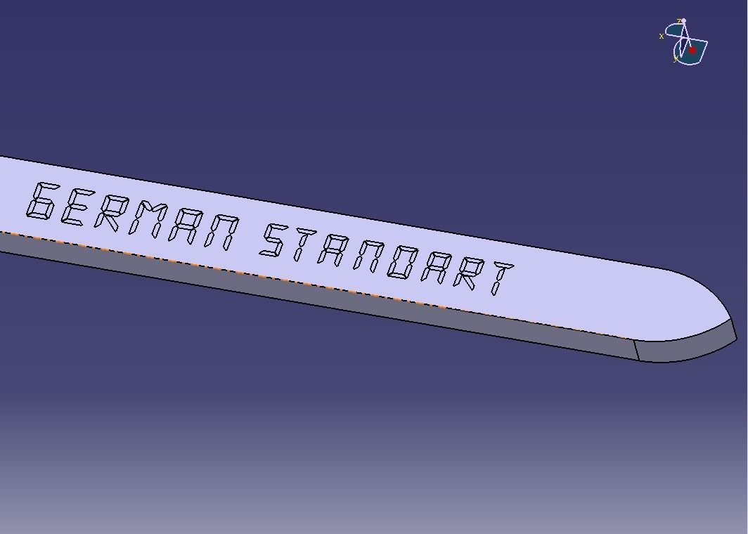 German Finger Ring Sizer 3D print model_5