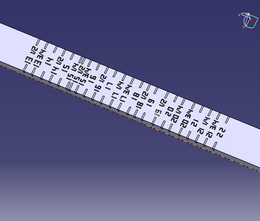 German Finger Ring Sizer 3D print model_29
