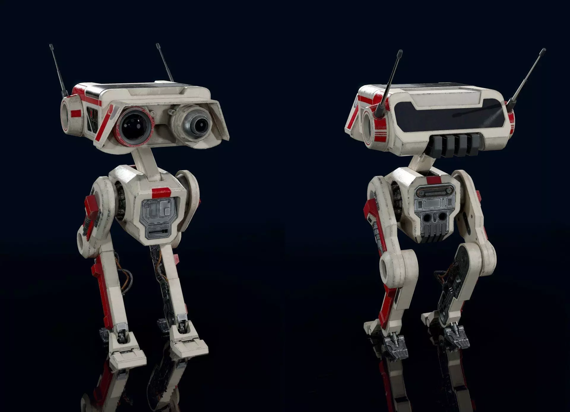 BD-1 Droid 3D asset - Rigged-Jedi Fallen Order 3D model_0