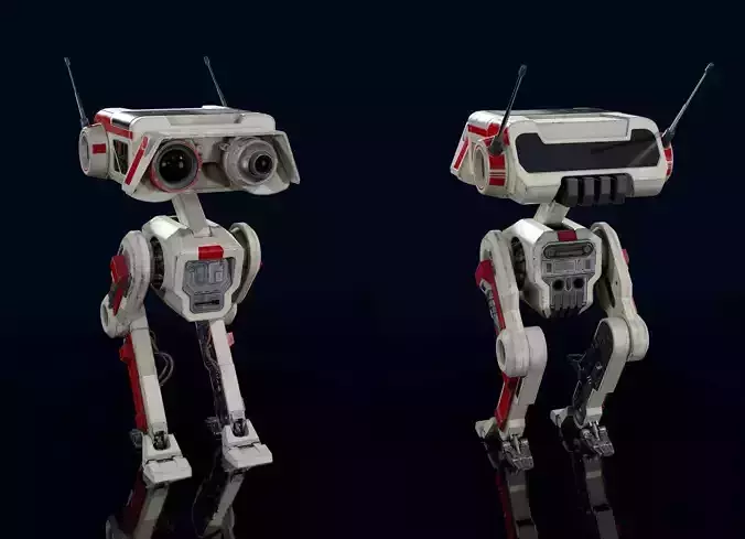 BD-1 Droid 3D asset - Rigged-Jedi Fallen Order 3D model