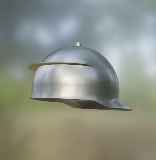 Ancient Rome Roman Helmet Pack Low-poly 3D model_4