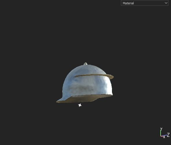 Ancient Rome Roman Helmet Pack Low-poly 3D model_1