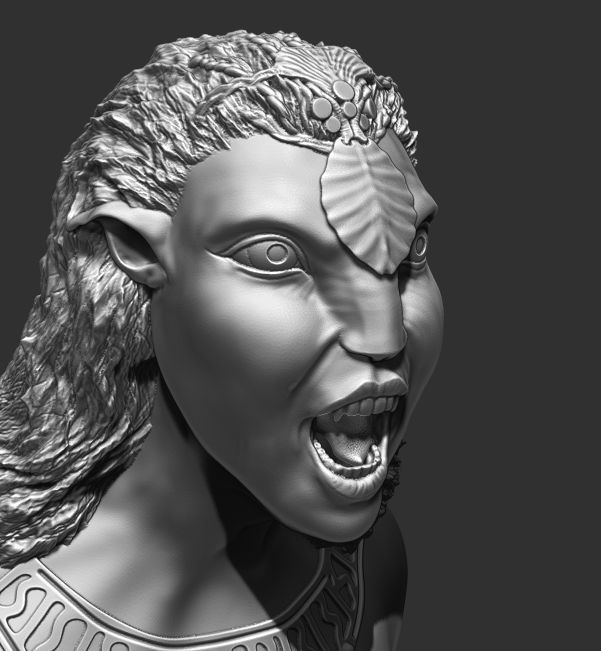 Ronal from The way of Water 3D print model_4