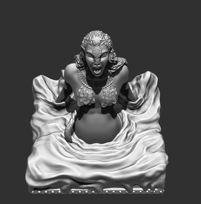 Ronal from The way of Water 3D print model_2