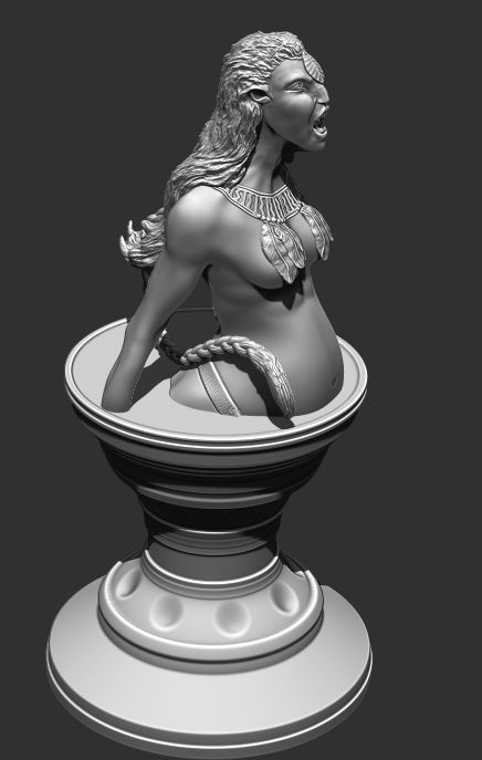 Ronal from The way of Water 3D print model_1