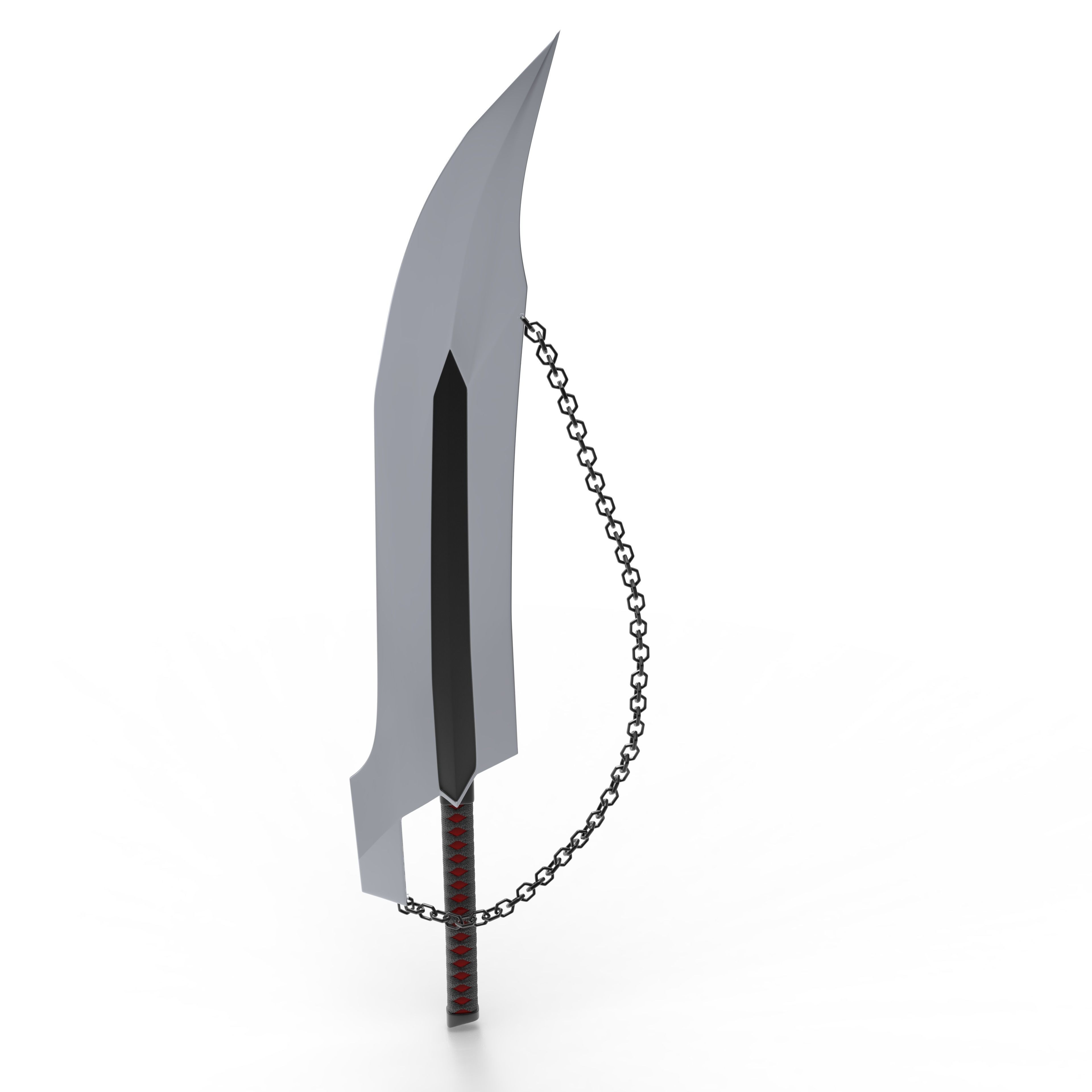 ICHIGO SWORD 08 true bankai 3D print model_2