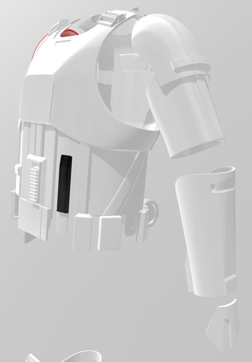 Star Wars First Order Mountain Trooper with Helmet 3D print model_18