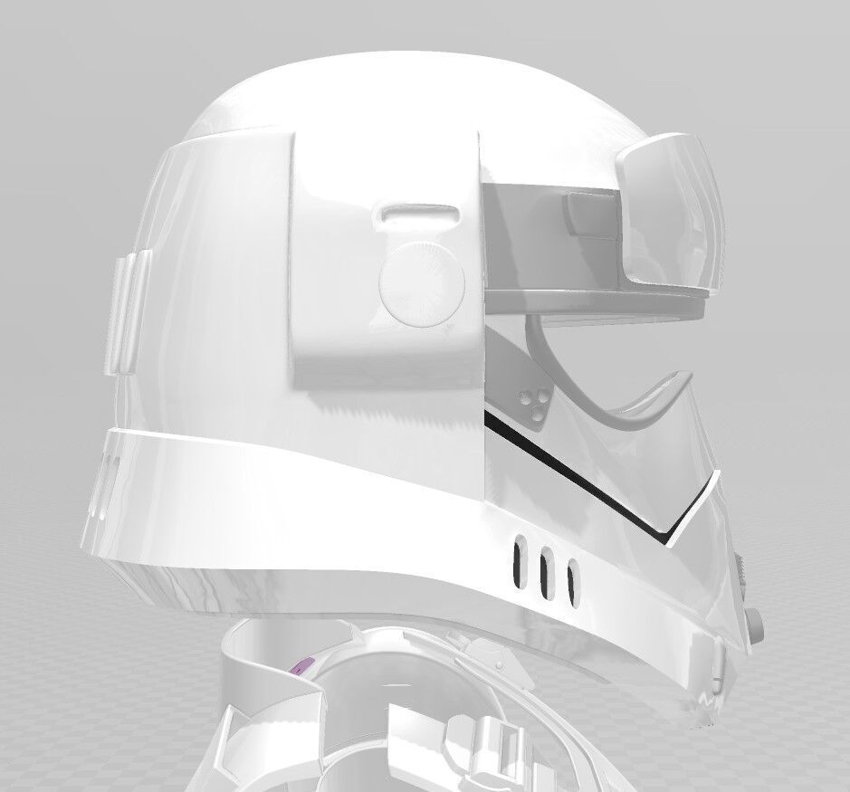 Star Wars First Order Mountain Trooper with Helmet 3D print model_1