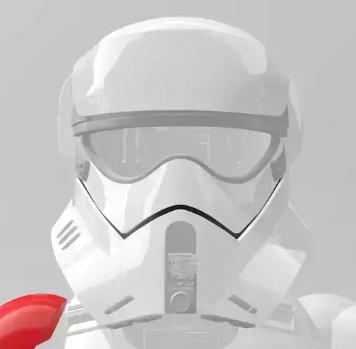 Star Wars First Order Mountain Trooper with Helmet 3D print model