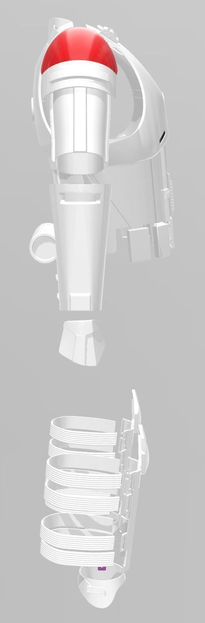 Star Wars First Order Mountain Trooper with Helmet 3D print model_6