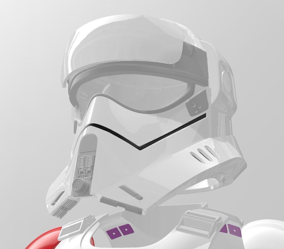 Star Wars First Order Mountain Trooper with Helmet 3D print model_2
